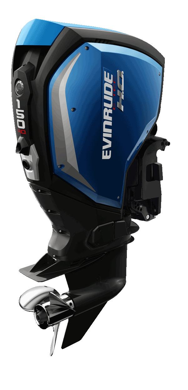 A new falling price auction starts TODAY on a NEW EVINRUDE 150 HP G2!